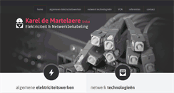 Desktop Screenshot of demartelaere.be